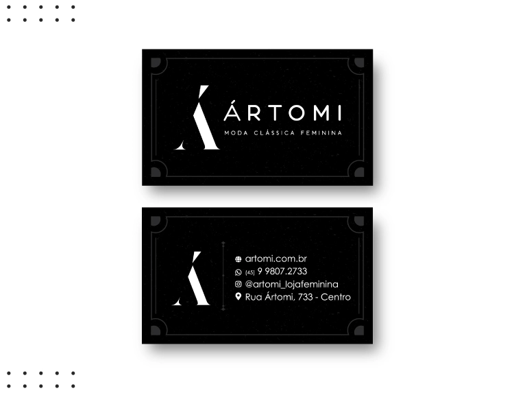 Cartão de Visita Ártomi 