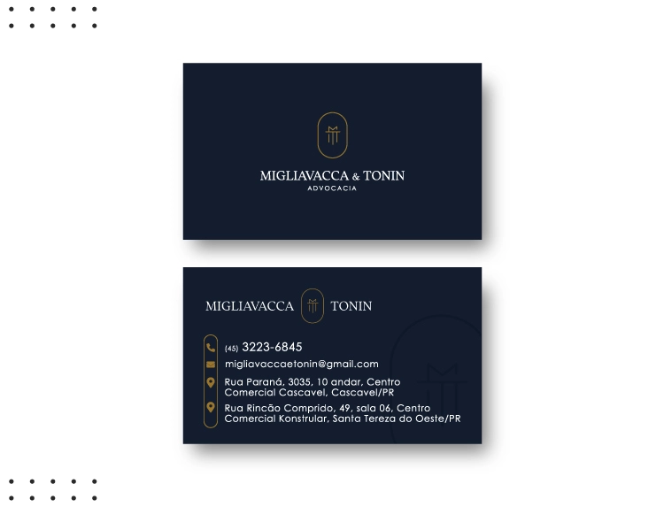 Cartão de Visita Migliavacca & Tonin