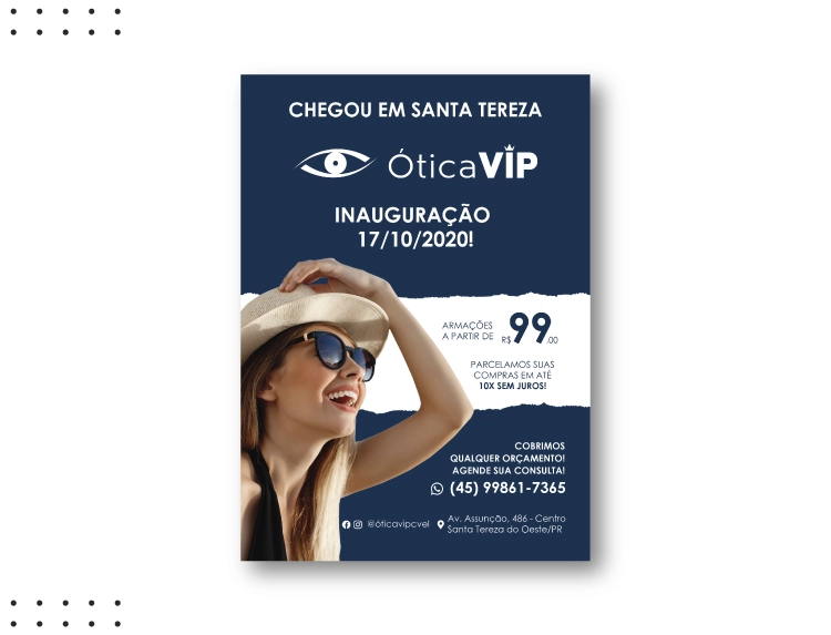 Folder Ótica Vip