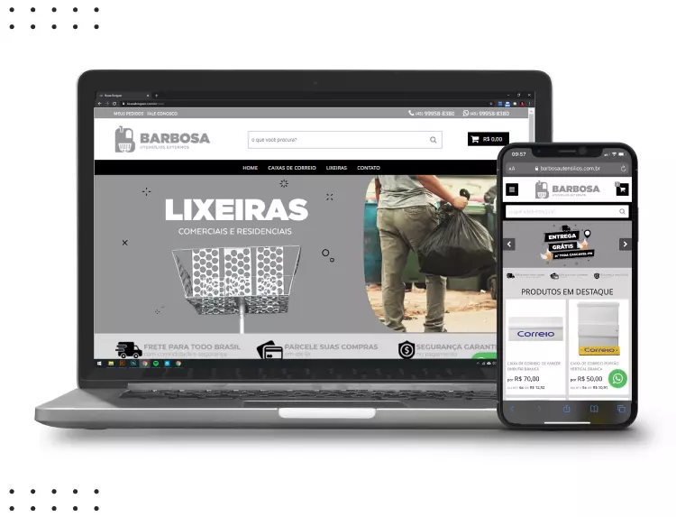 Loja Virtual Barbosa Utensílios Externos