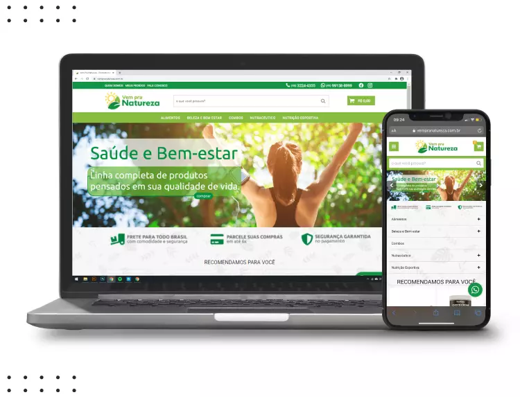 Loja Virtual Vem pra Natureza