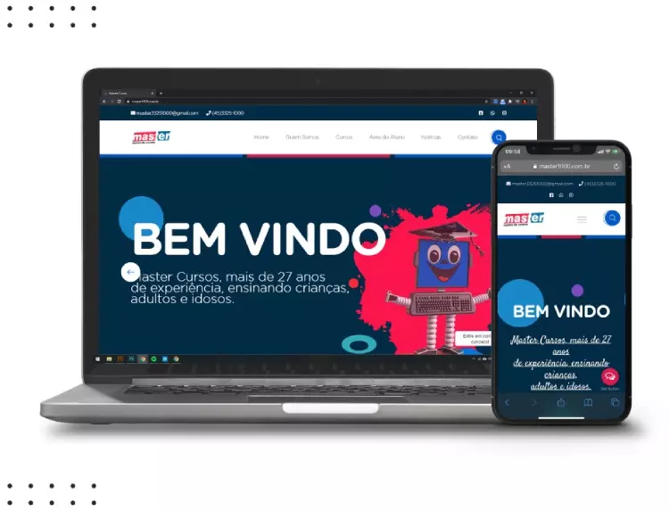 Site Master Cursos